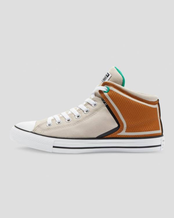 Converse Chuck Taylor All Star High Street Visoke Superge Rjav Bež | CV-862GKJ