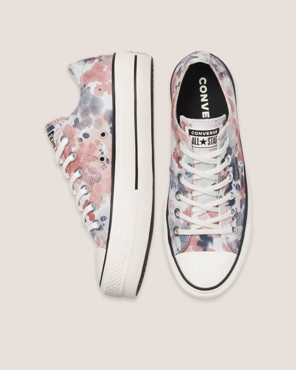 Converse Chuck Taylor All Star Lift Festival Nizke Superge Siva Roza | CV-351PDG