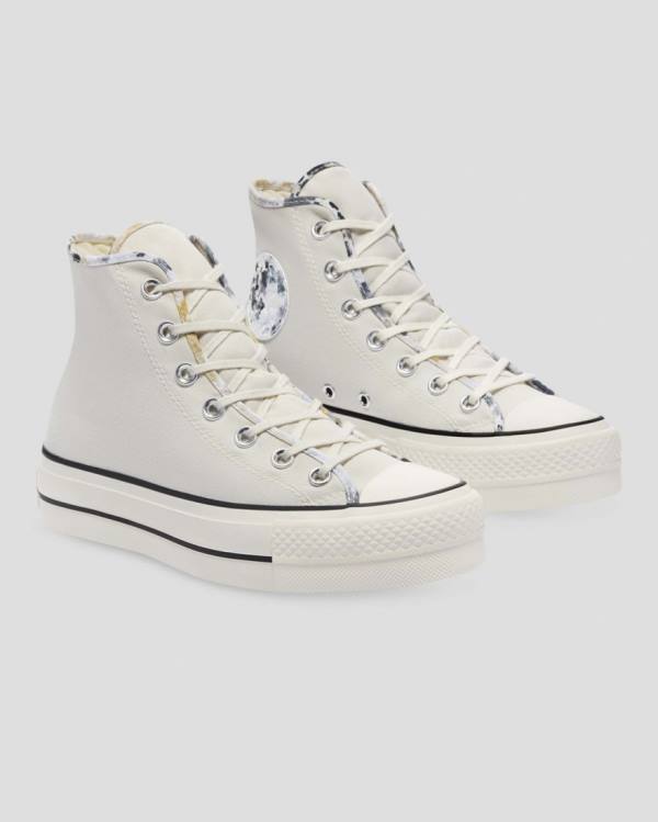 Converse Chuck Taylor All Star Lift Festival Visoke Superge Bež | CV-754MDE