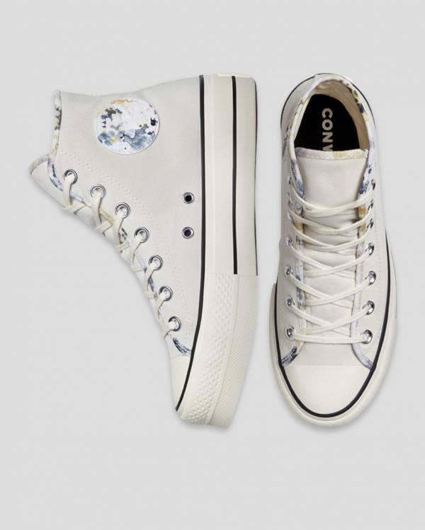 Converse Chuck Taylor All Star Lift Festival Visoke Superge Bež | CV-754MDE