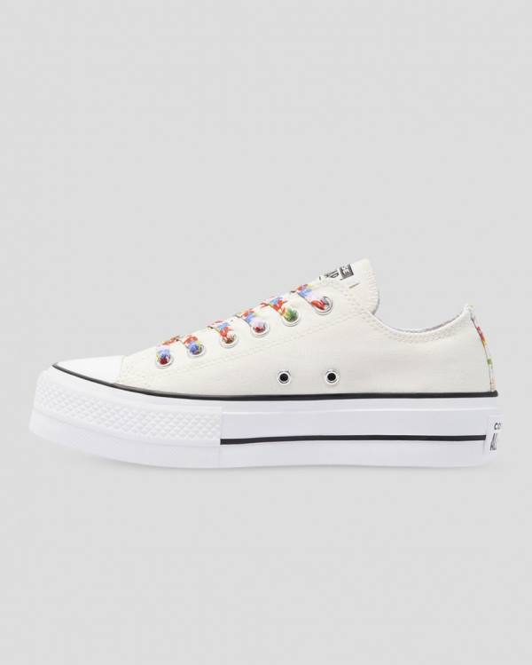 Converse Chuck Taylor All Star Lift Garden Party Nizke Superge Bež | CV-451QOW