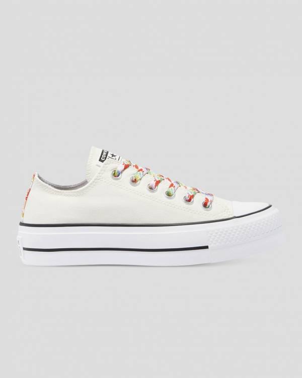 Converse Chuck Taylor All Star Lift Garden Party Nizke Superge Bež | CV-451QOW