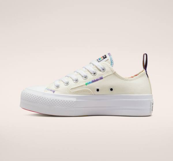 Converse Chuck Taylor All Star Lift Platform Pride Nizke Superge Rdeča | CV-213IWE