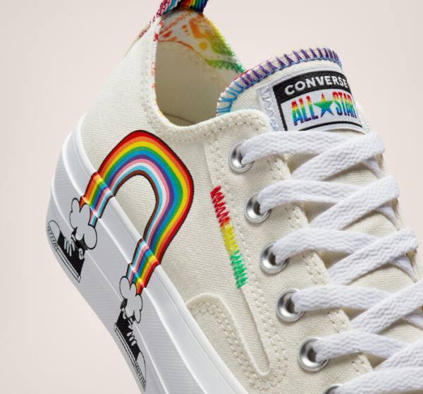 Converse Chuck Taylor All Star Lift Platform Pride Nizke Superge Rdeča | CV-213IWE