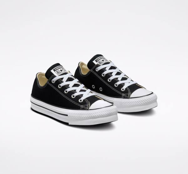 Converse Chuck Taylor All Star Lift Platform Nizke Superge Črna / Bela | CV-547ATH