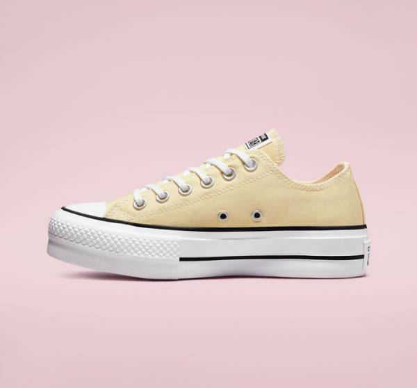 Converse Chuck Taylor All Star Lift Platform Seasonal Color Nizke Superge Limone | CV-864MFW