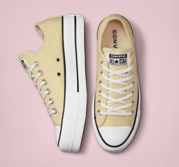 Converse Chuck Taylor All Star Lift Platform Seasonal Color Nizke Superge Limone | CV-864MFW