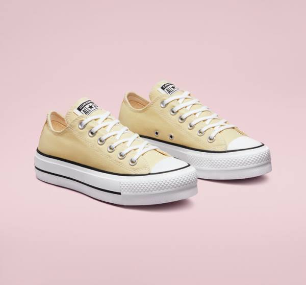 Converse Chuck Taylor All Star Lift Platform Seasonal Color Nizke Superge Limone | CV-864MFW