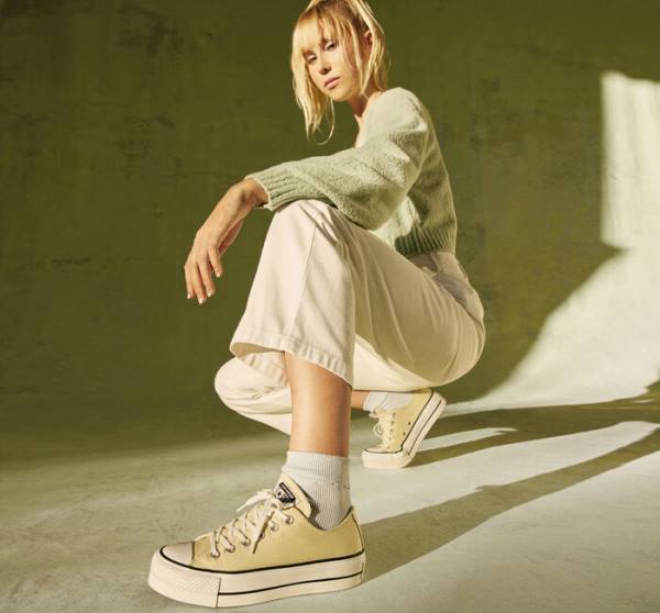 Converse Chuck Taylor All Star Lift Platform Seasonal Color Nizke Superge Limone | CV-864MFW