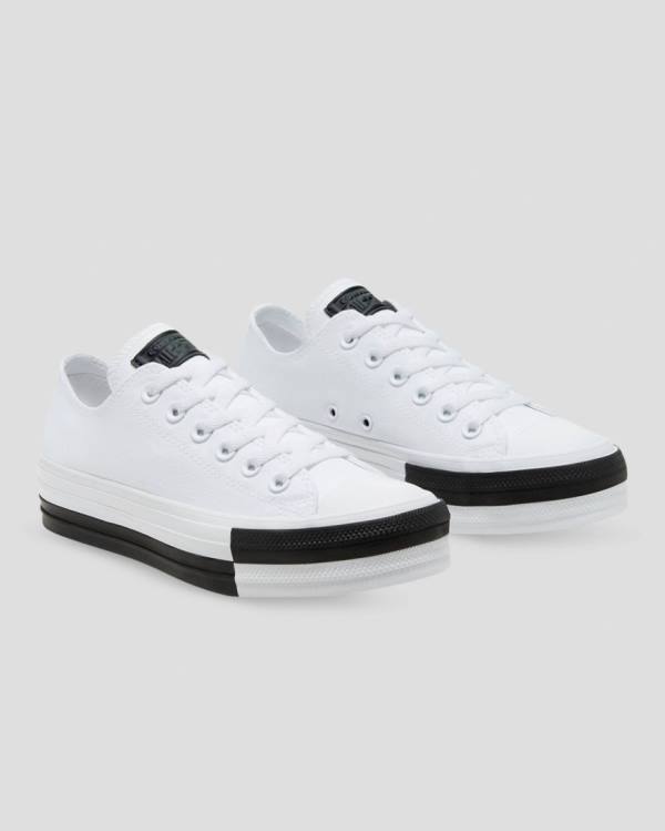 Converse Chuck Taylor All Star Lift Rivals Nizke Superge Bela | CV-548JPM