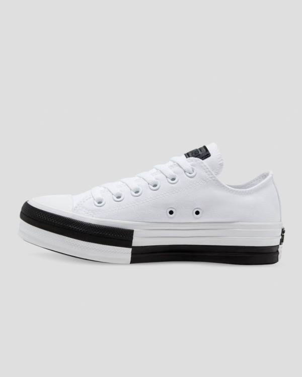 Converse Chuck Taylor All Star Lift Rivals Nizke Superge Bela | CV-548JPM