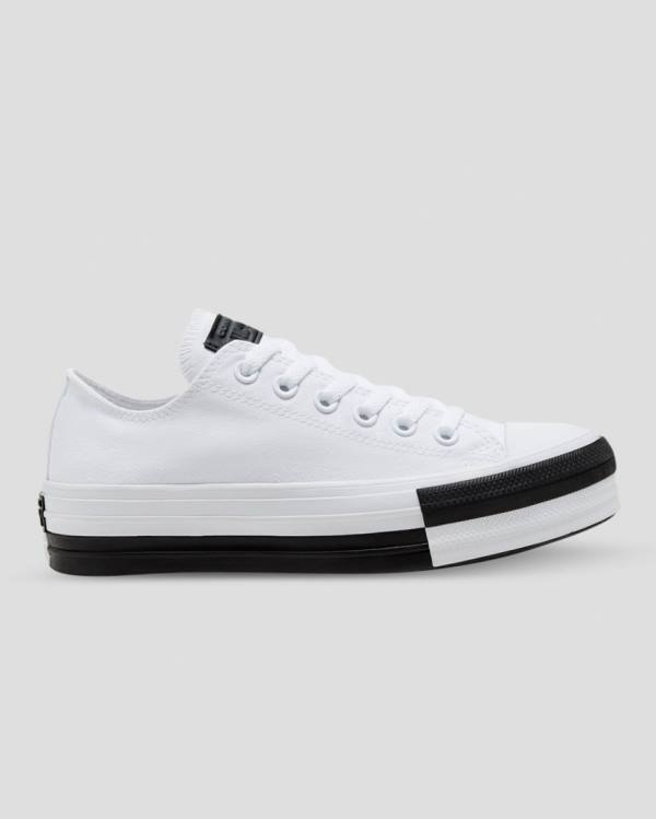 Converse Chuck Taylor All Star Lift Rivals Nizke Superge Bela | CV-548JPM