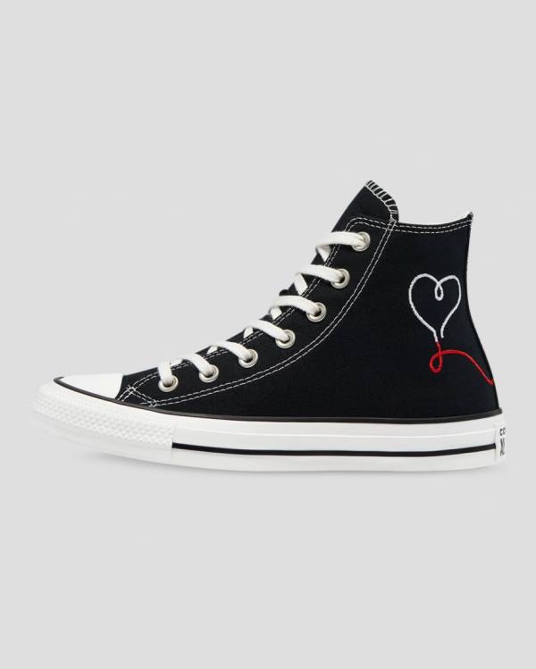 Converse Chuck Taylor All Star Love Thread Visoke Superge Črna | CV-149HTK