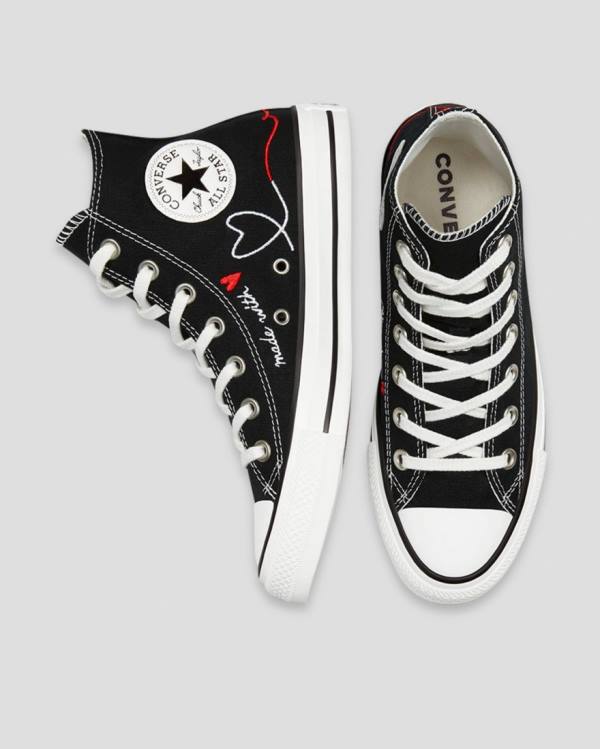 Converse Chuck Taylor All Star Love Thread Visoke Superge Črna | CV-149HTK