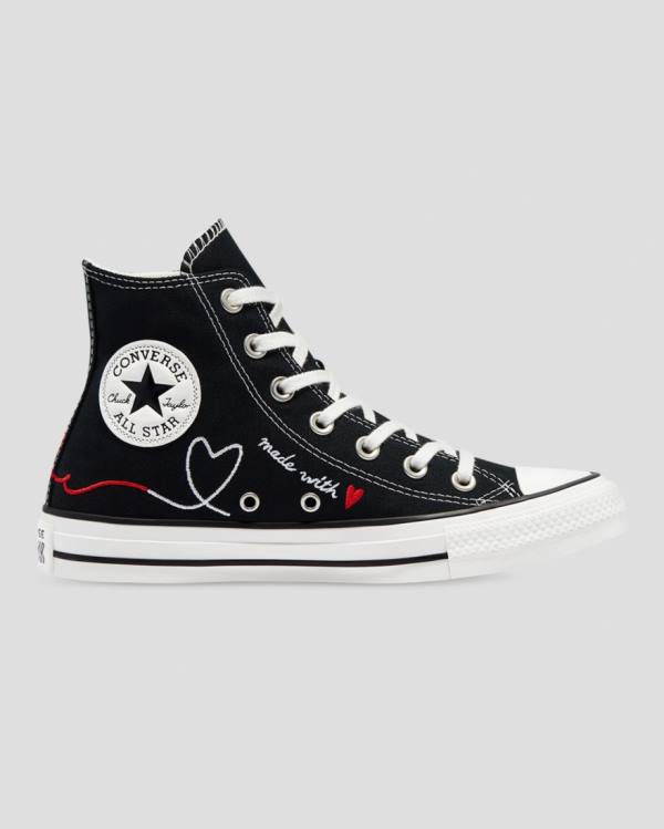 Converse Chuck Taylor All Star Love Thread Visoke Superge Črna | CV-149HTK