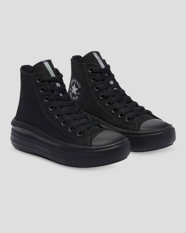 Converse Chuck Taylor All Star Move Festival Platform Visoke Superge Črna | CV-176WXB