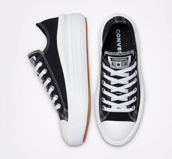 Converse Chuck Taylor All Star Move Platform Nizke Superge Črna / Bela | CV-610LWU