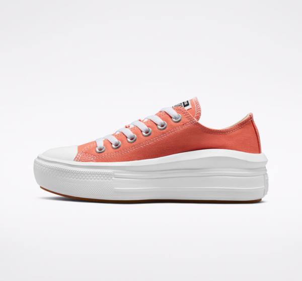 Converse Chuck Taylor All Star Move Platform Seasonal Color Nizke Superge Bela / Bela | CV-795DQO