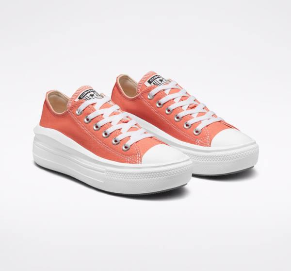 Converse Chuck Taylor All Star Move Platform Seasonal Color Nizke Superge Bela / Bela | CV-795DQO