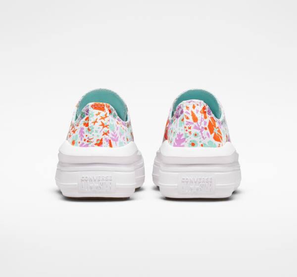 Converse Chuck Taylor All Star Move Platform Paper Floral Nizke Superge Bela / Svetloba | CV-821TKI