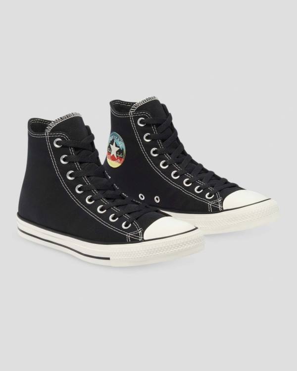 Converse Chuck Taylor All Star National Parks Patch Visoke Superge Črna | CV-730UNW