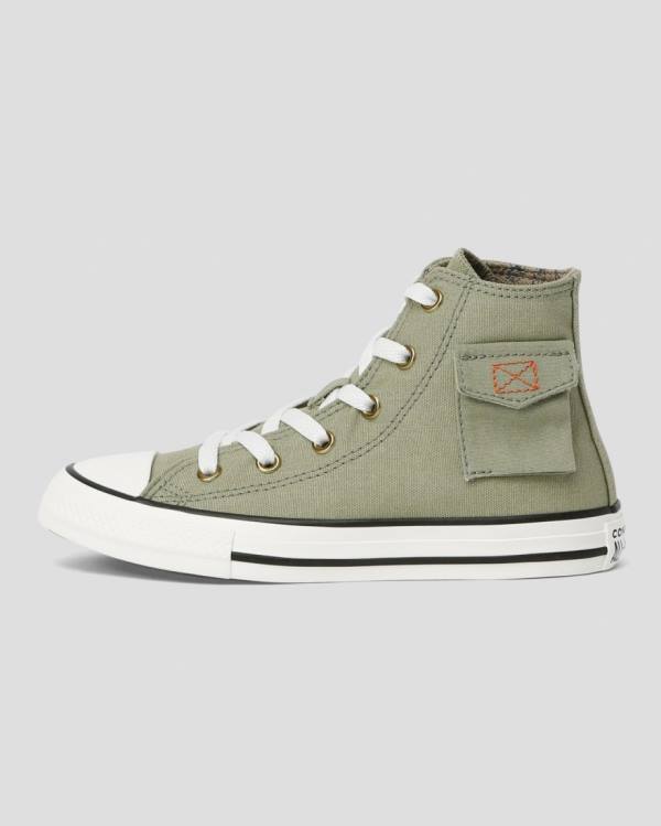 Converse Chuck Taylor All Star Pocket Camp Visoke Superge Zelena | CV-563KMC