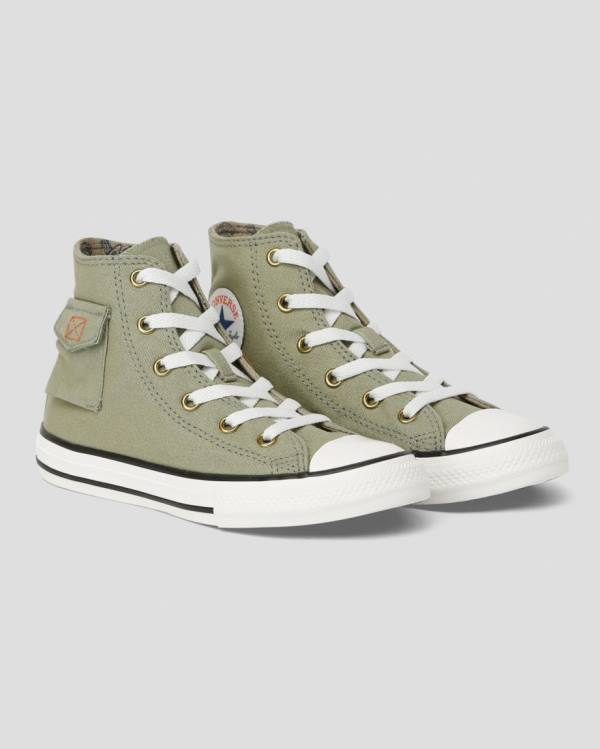 Converse Chuck Taylor All Star Pocket Camp Visoke Superge Zelena | CV-563KMC