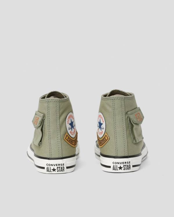 Converse Chuck Taylor All Star Pocket Camp Visoke Superge Zelena | CV-563KMC