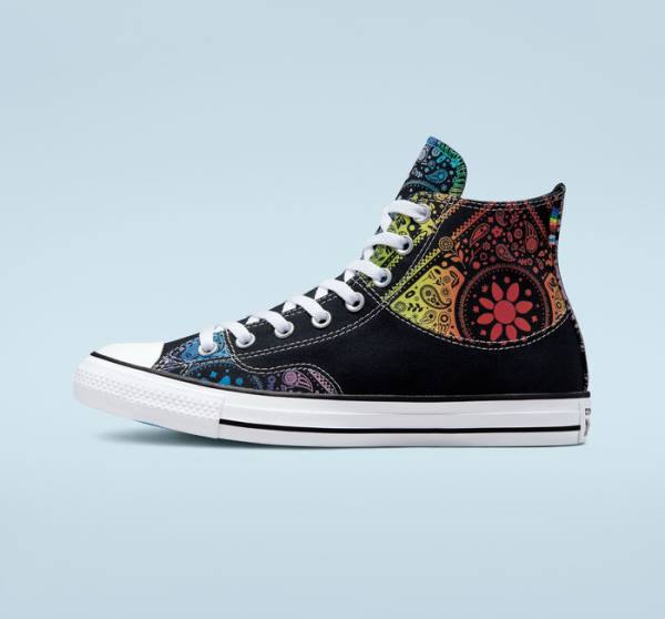 Converse Chuck Taylor All Star Pride Visoke Superge Črna / Rdeča | CV-297UIY