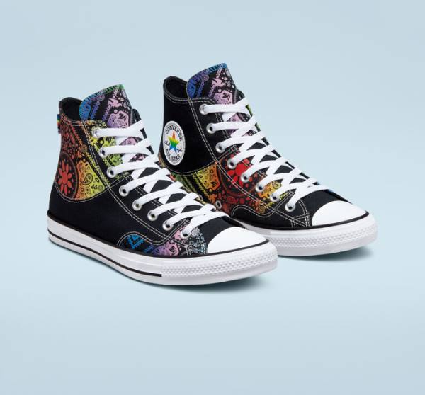 Converse Chuck Taylor All Star Pride Visoke Superge Črna / Rdeča | CV-849ULN