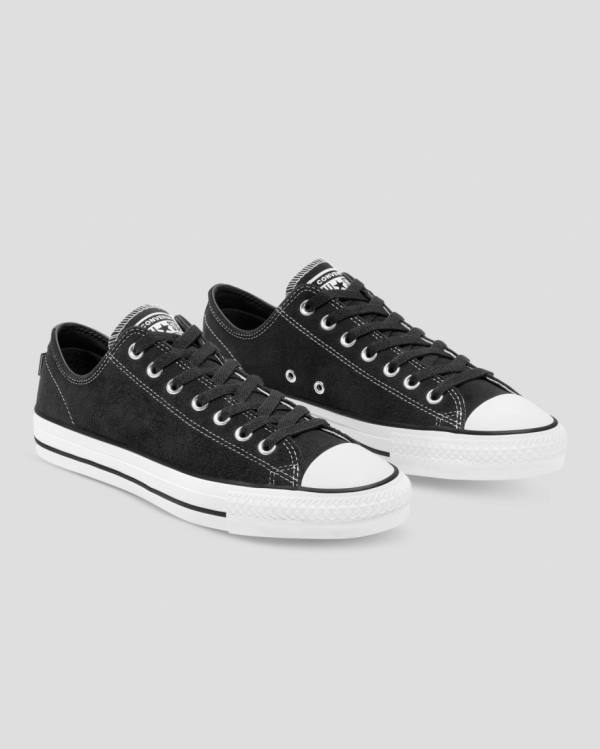 Converse Chuck Taylor All Star Pro Suede Nizke Superge Črna | CV-367OHZ