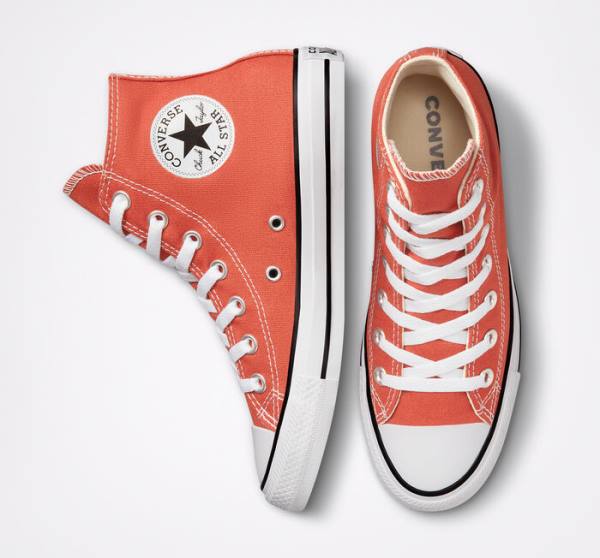 Converse Chuck Taylor All Star Seasonal Color Visoke Superge Oranžna | CV-543KCH