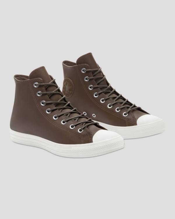 Converse Chuck Taylor All Star Seasonal Usnje Visoke Superge Rjav | CV-709XRO