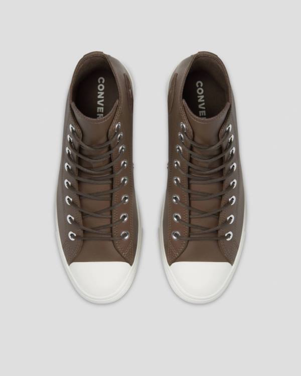 Converse Chuck Taylor All Star Seasonal Usnje Visoke Superge Rjav | CV-709XRO