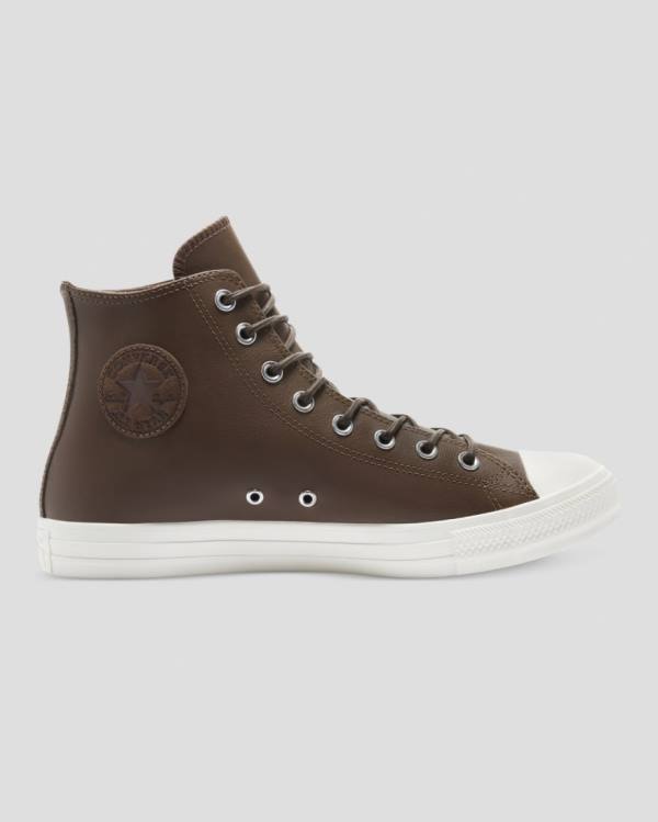 Converse Chuck Taylor All Star Seasonal Usnje Visoke Superge Rjav | CV-871ZJY