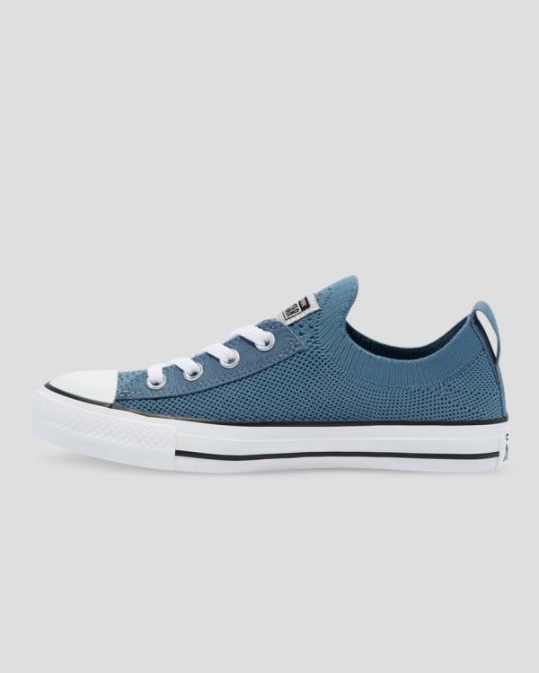 Converse Chuck Taylor All Star Shoreline Knit Glitter Nizke Superge Modra | CV-082TOP