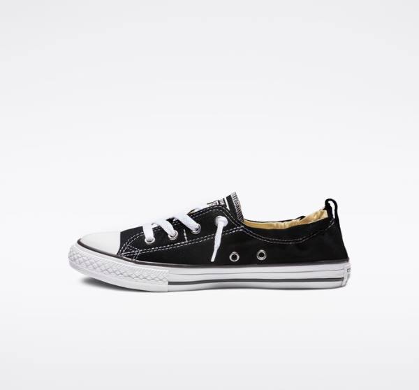 Converse Chuck Taylor All Star Shoreline Slip Nizke Superge Črna | CV-128HUB