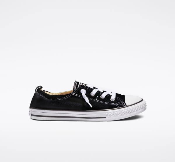 Converse Chuck Taylor All Star Shoreline Slip Nizke Superge Črna | CV-128HUB