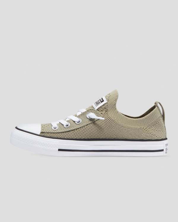 Converse Chuck Taylor All Star Shoreline Knit Slip Nizke Superge Zelena | CV-819ABH