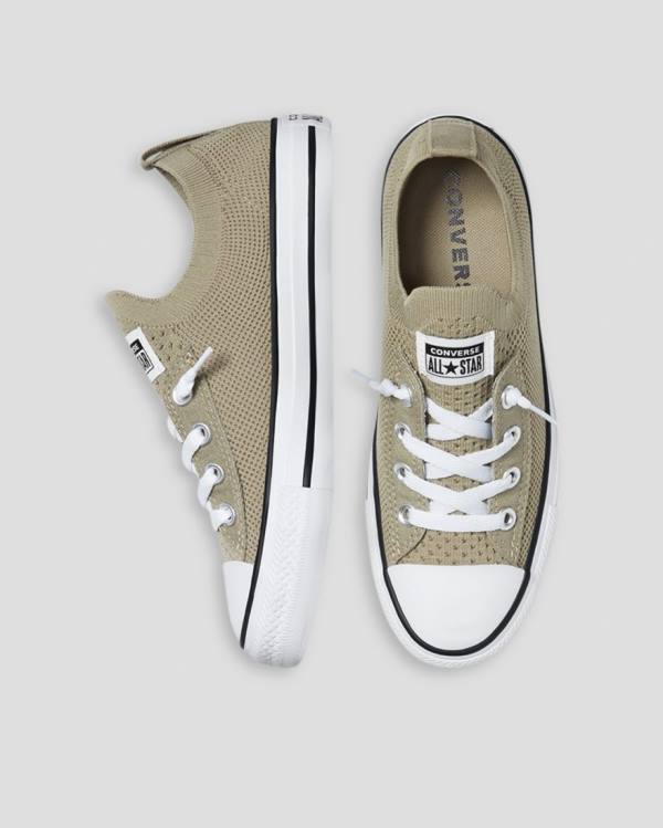 Converse Chuck Taylor All Star Shoreline Knit Slip Nizke Superge Zelena | CV-819ABH