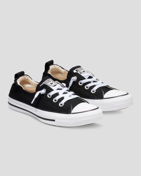 Converse Chuck Taylor All Star Shoreline Slip Nizke Superge Črna | CV-921AXW