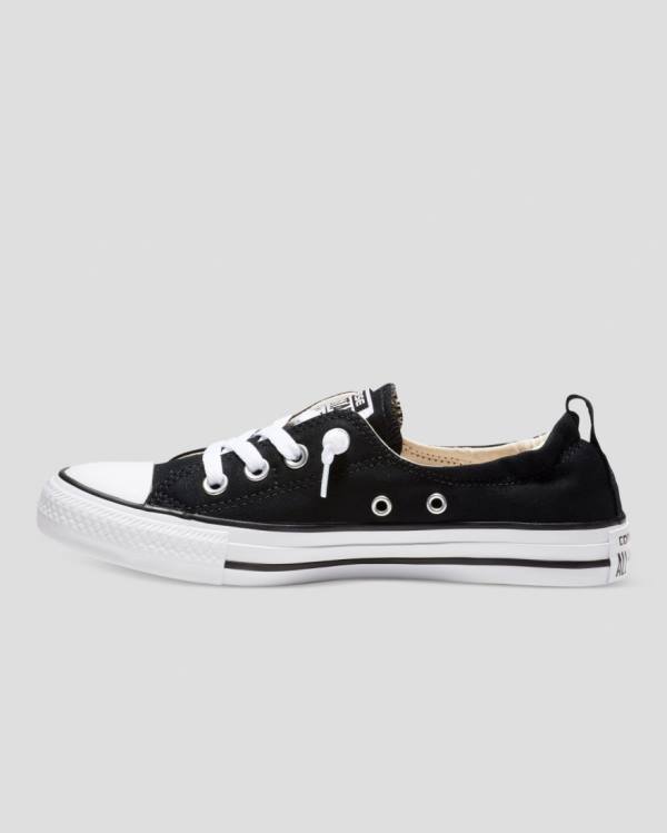 Converse Chuck Taylor All Star Shoreline Slip Nizke Superge Črna | CV-921AXW