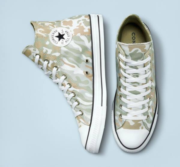 Converse Chuck Taylor All Star Split Panel Camo Visoke Superge Rjav | CV-842MHA