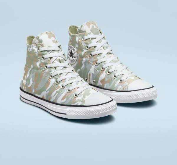 Converse Chuck Taylor All Star Split Panel Camo Visoke Superge Rjav | CV-842MHA