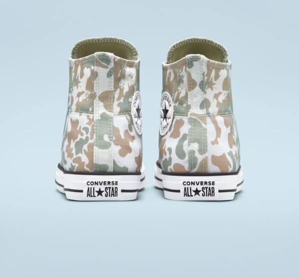 Converse Chuck Taylor All Star Split Panel Camo Visoke Superge Rjav | CV-842MHA