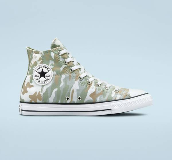 Converse Chuck Taylor All Star Split Panel Camo Visoke Superge Rjav | CV-842MHA