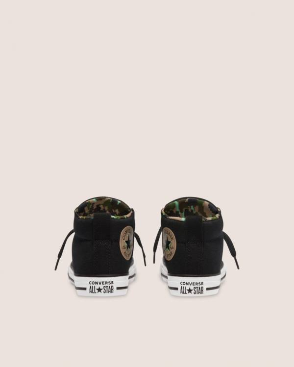 Converse Chuck Taylor All Star Street Digi Camo Visoke Superge Črna | CV-756KBI