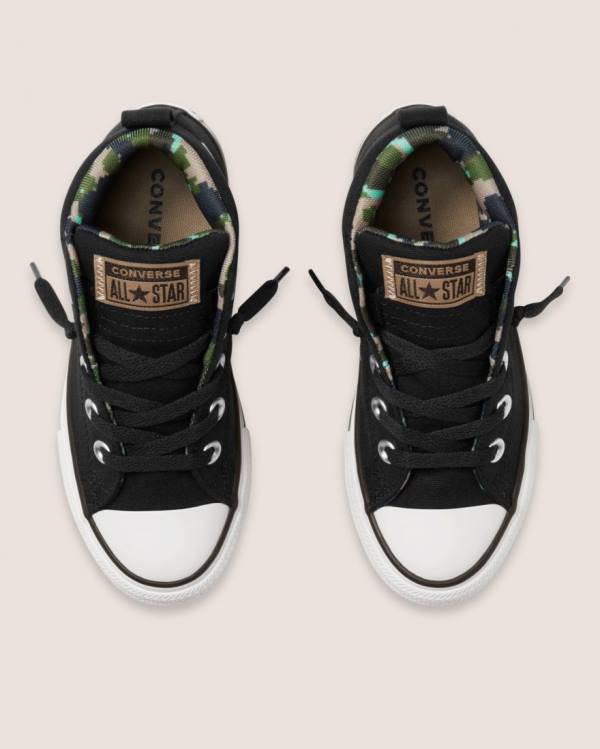 Converse Chuck Taylor All Star Street Digi Camo Visoke Superge Črna | CV-756KBI