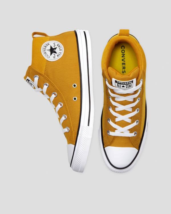 Converse Chuck Taylor All Star Street Mix And Match Visoke Superge Rumena | CV-452QXT