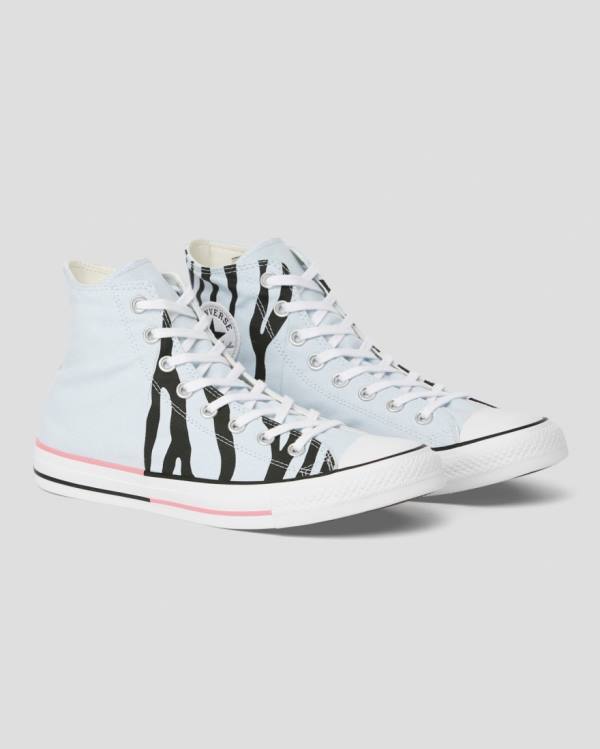 Converse Chuck Taylor All Star Sun Blocked Icon Print Visoke Superge Modra | CV-603MDJ